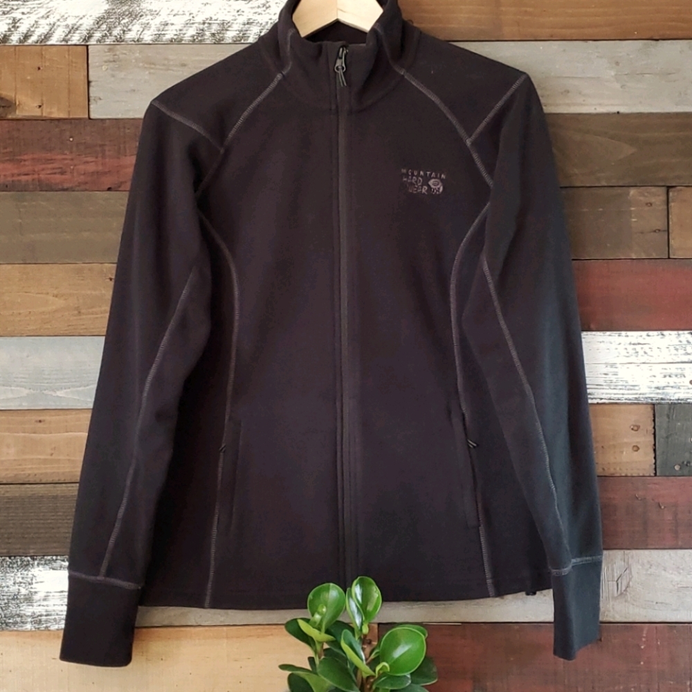 MOUNTAIN HARD WEAR BLACK FLEECE JACKET